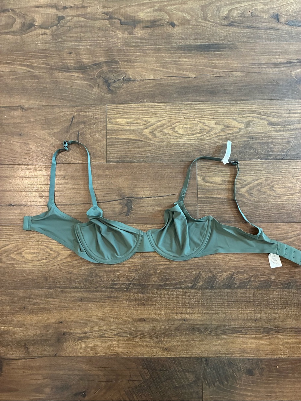 aerie Smoothez Underwire Bralette in Olive Green - Women Intimates